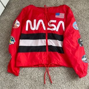 NASA Oversized Windbreaker